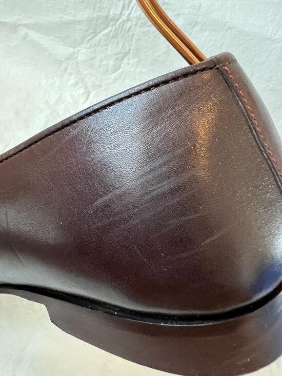Del Toro loafer dark brown leather Milano slip on shoes US mens 11 EU 44 main image 13